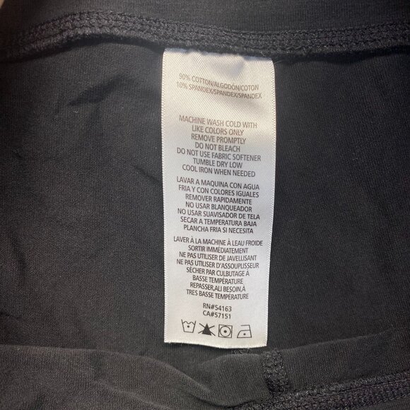 Calvin Klein Crop Performance Stretch Leggings Women's Size‎ 3X,Black,Comfort - Picture 10 of 12